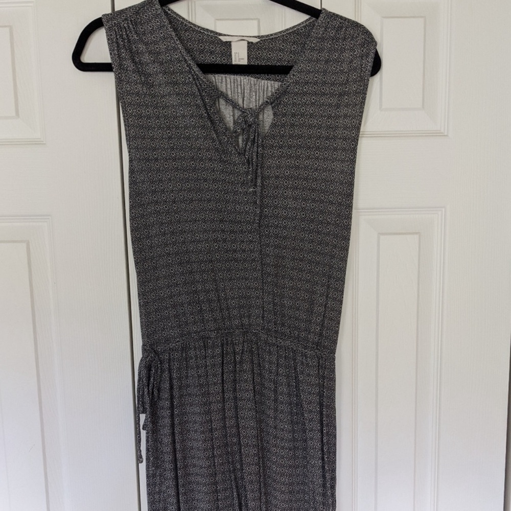 H&M Drapey Printed Dress, you can wear this with any type of shoe